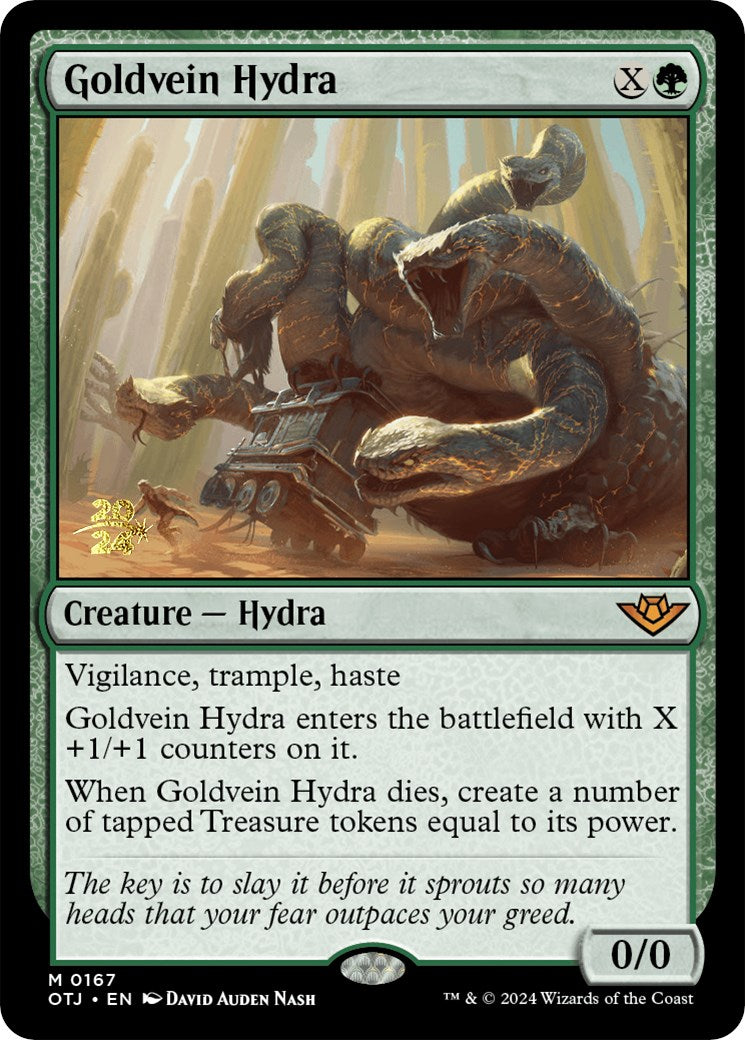 Goldvein Hydra [Outlaws of Thunder Junction Prerelease Promos] | Eastridge Sports Cards & Games