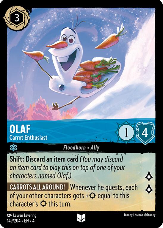 Olaf - Carrot Enthusiast (149/204) [Ursula's Return] | Eastridge Sports Cards & Games