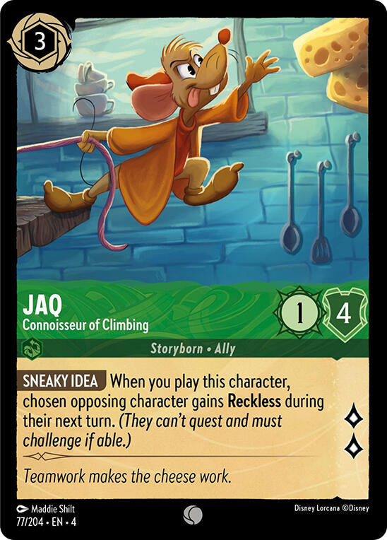 Jaq - Connoisseur of Climbing (77/204) [Ursula's Return] | Eastridge Sports Cards & Games