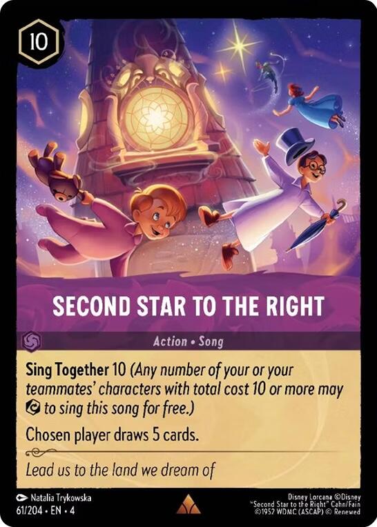 Second Star to the Right (61/204) [Ursula's Return] | Eastridge Sports Cards & Games