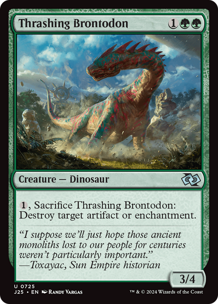 Thrashing Brontodon [Foundations Jumpstart] | Eastridge Sports Cards & Games