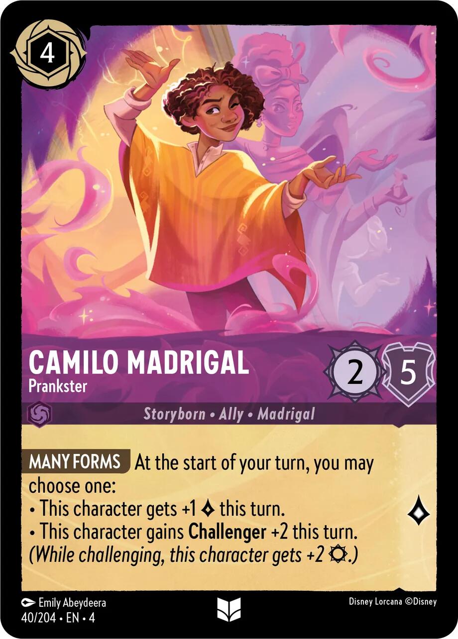 Camilo Madrigal - Prankster (40/204) [Ursula's Return] | Eastridge Sports Cards & Games