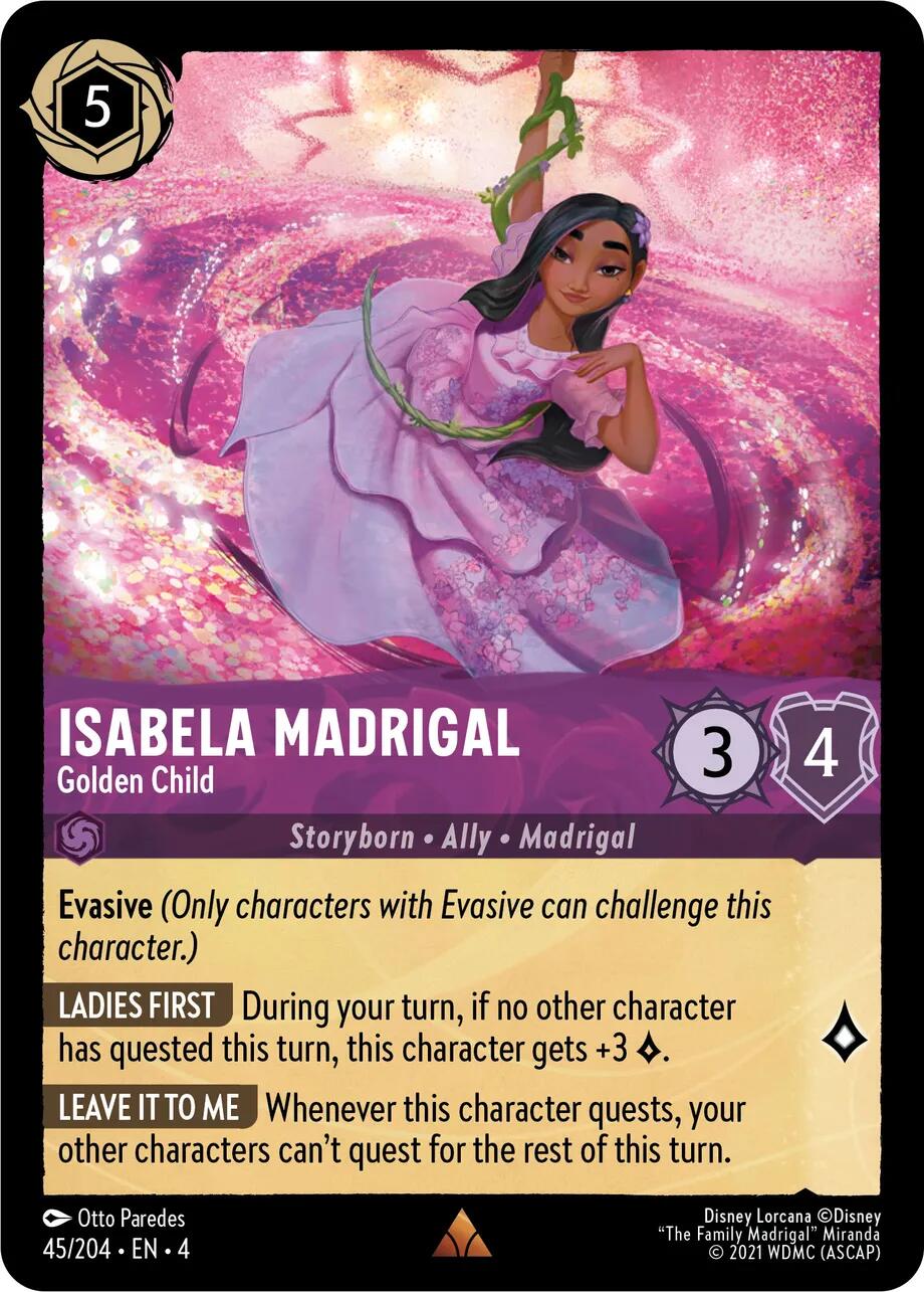 Isabela Madrigal - Golden Child (45/204) [Ursula's Return] | Eastridge Sports Cards & Games