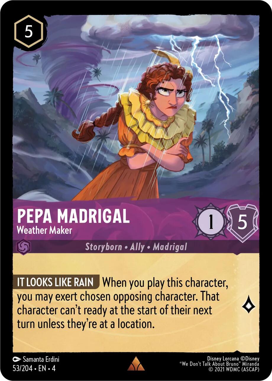 Pepa Madrigal - Weather Maker (53/204) [Ursula's Return] | Eastridge Sports Cards & Games