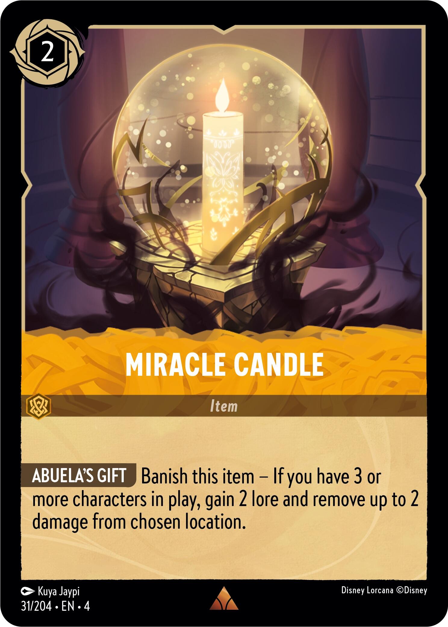 Miracle Candle (31/204) [Ursula's Return] | Eastridge Sports Cards & Games