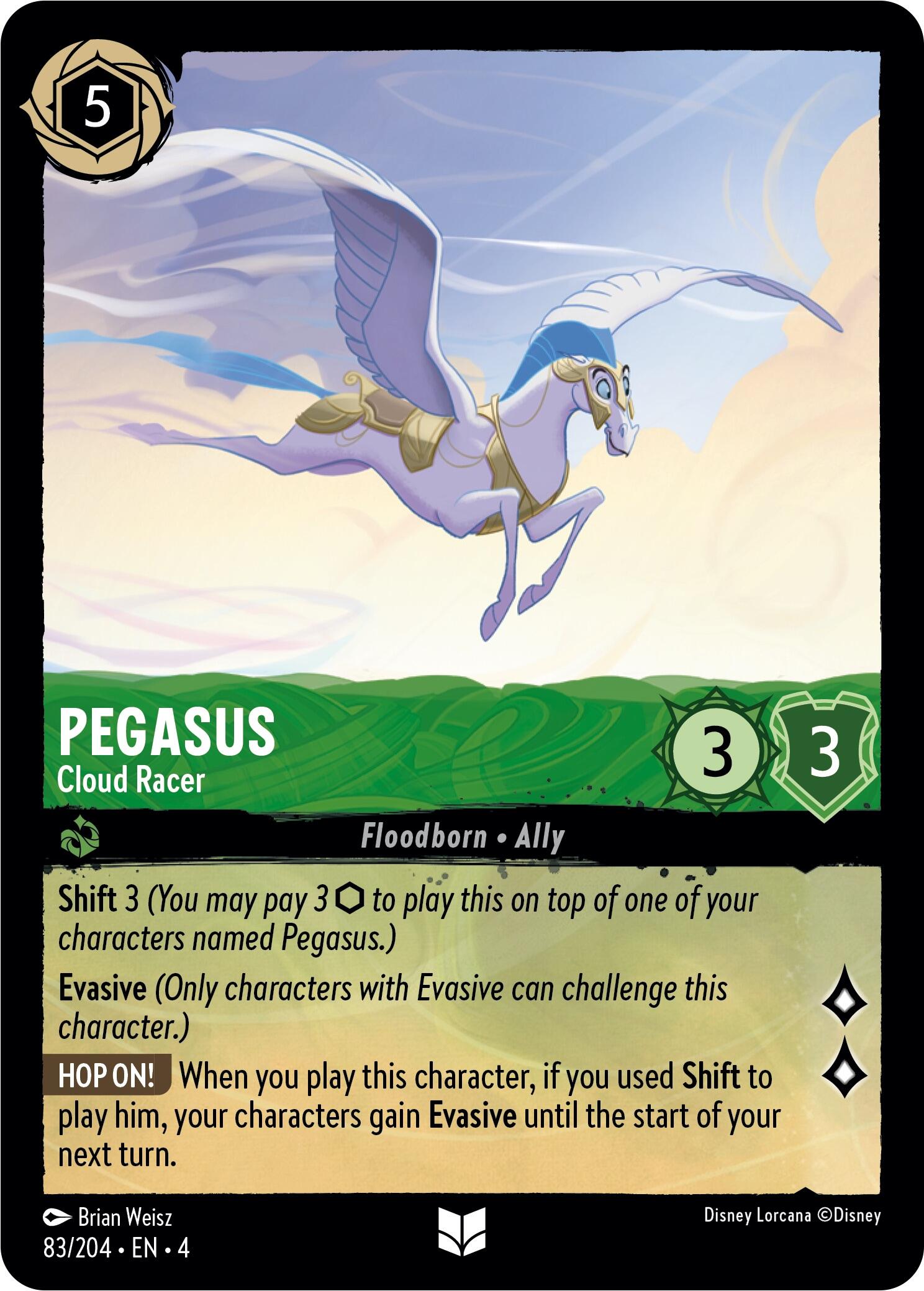 Pegasus - Cloud Racer (83/204) [Ursula's Return] | Eastridge Sports Cards & Games