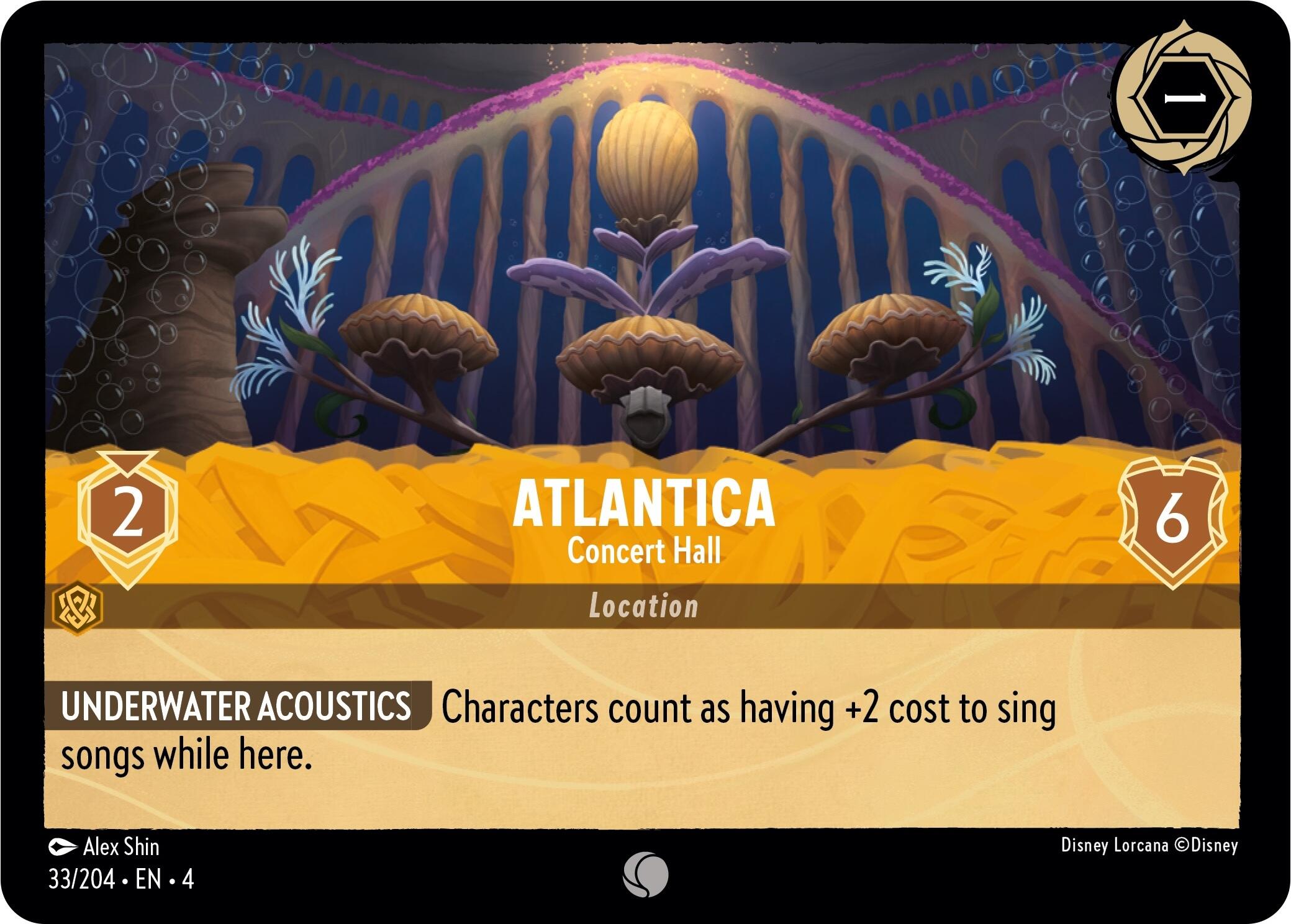 Atlantica - Concert Hall (33/204) [Ursula's Return] | Eastridge Sports Cards & Games
