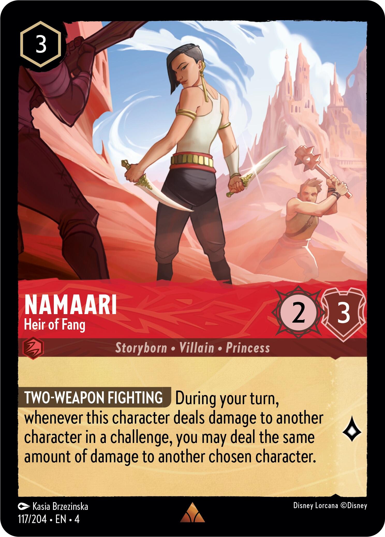 Namaari - Heir of Fang (117/204) [Ursula's Return] | Eastridge Sports Cards & Games