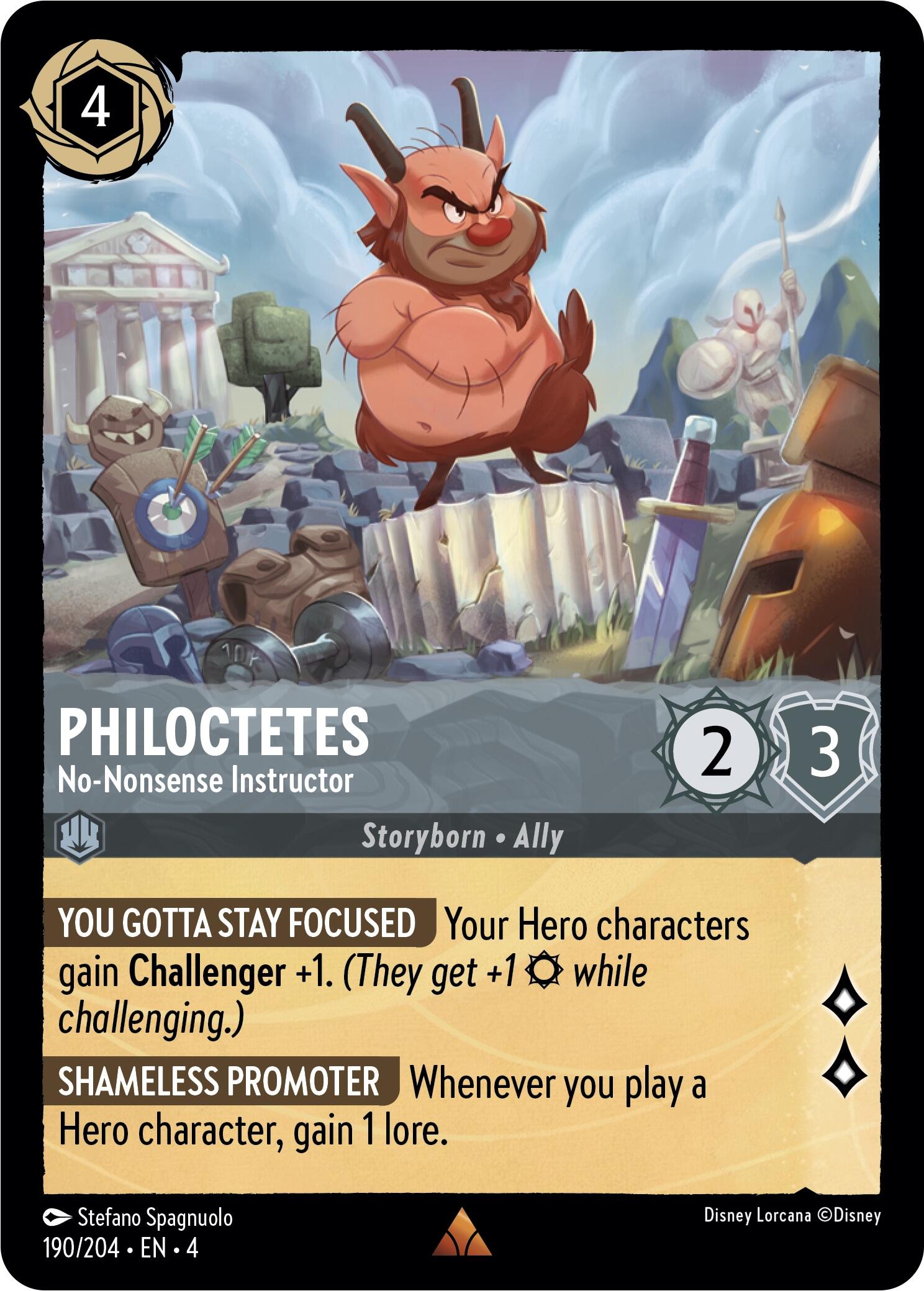 Philoctetes - No-Nonsense Instructor (190/204) [Ursula's Return] | Eastridge Sports Cards & Games
