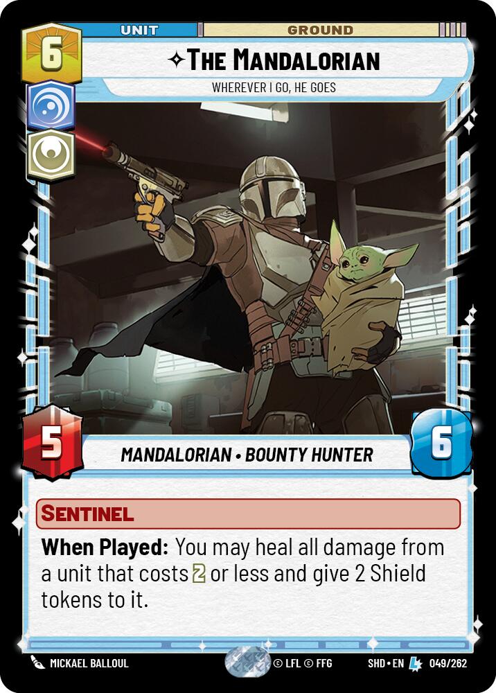 The Mandalorian - Wherever I Go, He Goes (049/262) (049/262) [Shadows of the Galaxy] | Eastridge Sports Cards & Games