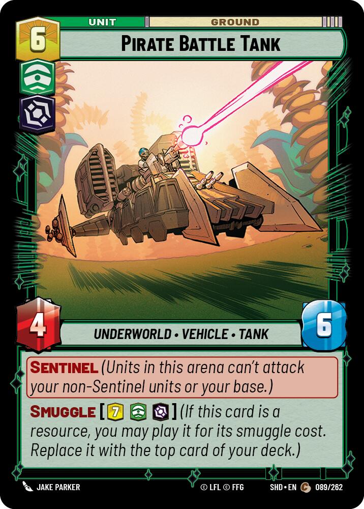 Pirate Battle Tank (089/262) (089/262) [Shadows of the Galaxy] | Eastridge Sports Cards & Games