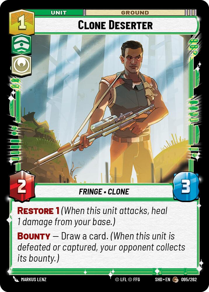 Clone Deserter (095/262) (095/262) [Shadows of the Galaxy] | Eastridge Sports Cards & Games
