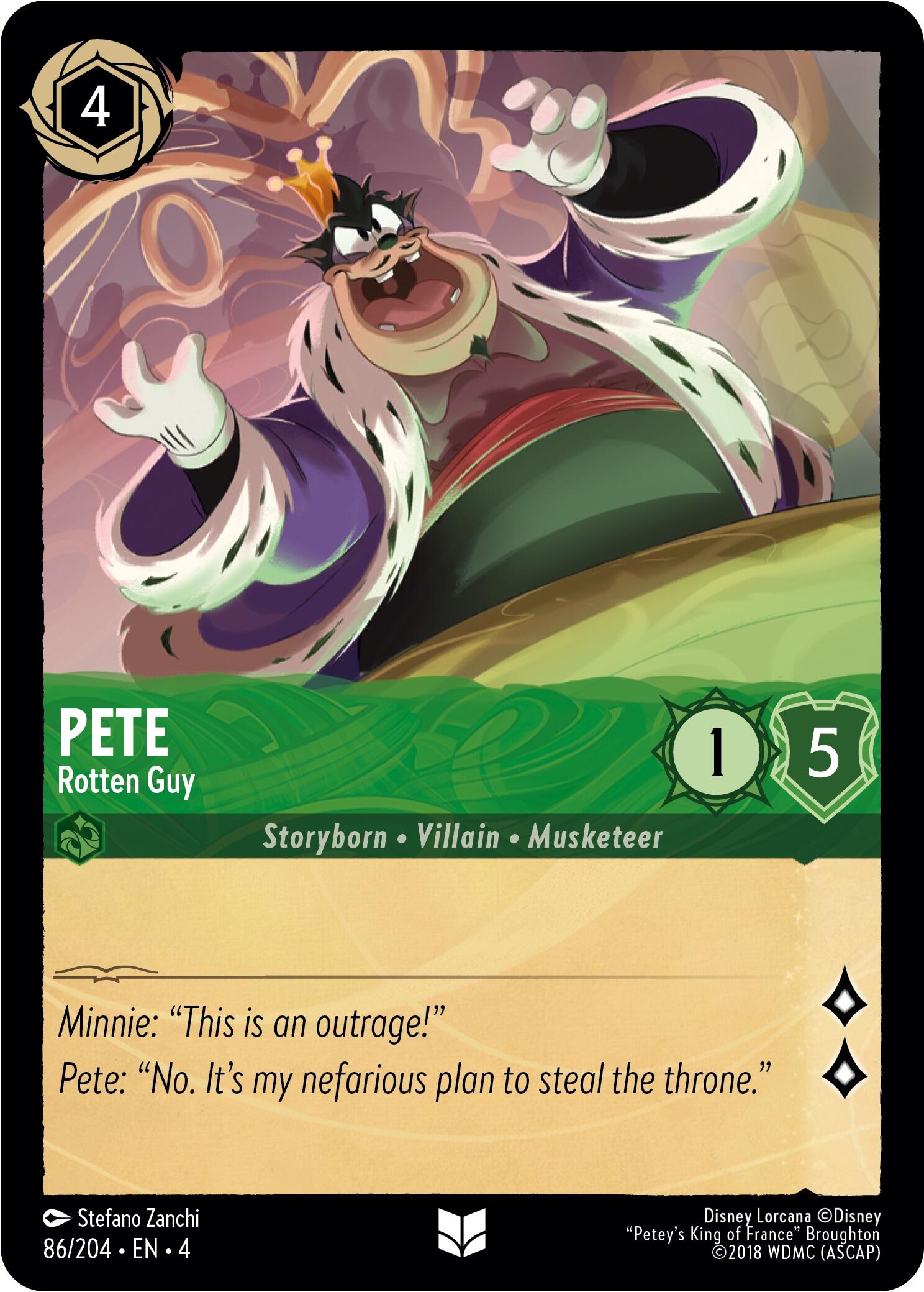 Pete - Rotten Guy (86/204) [Ursula's Return] | Eastridge Sports Cards & Games