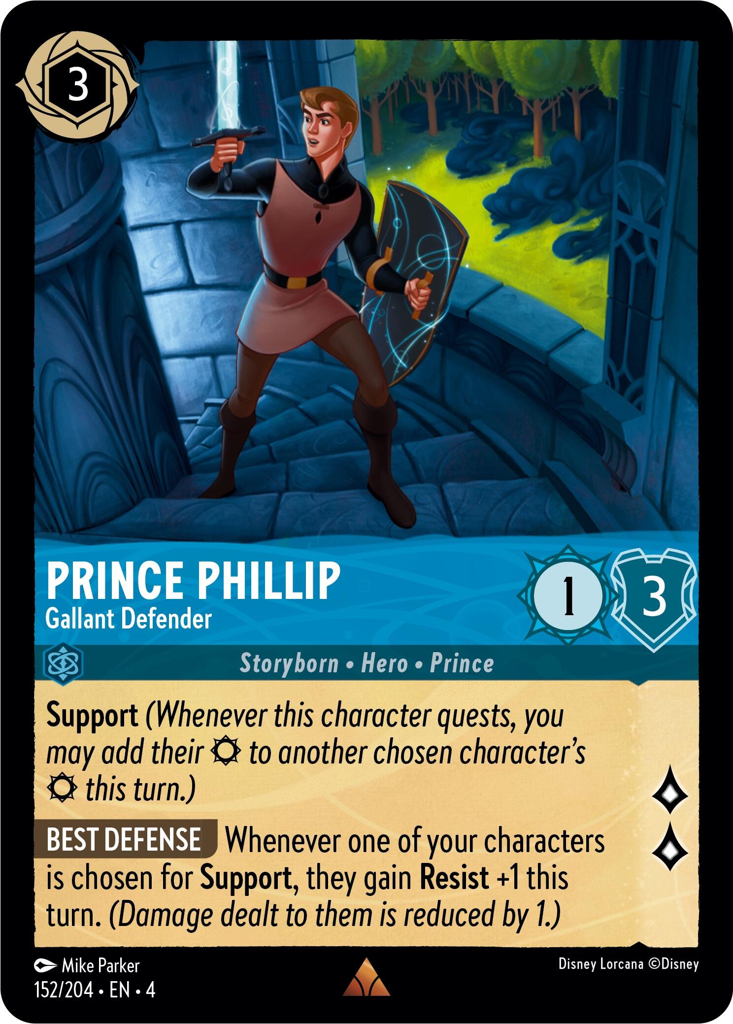 Prince Phillip - Gallant Defender (152/204) [Ursula's Return] | Eastridge Sports Cards & Games