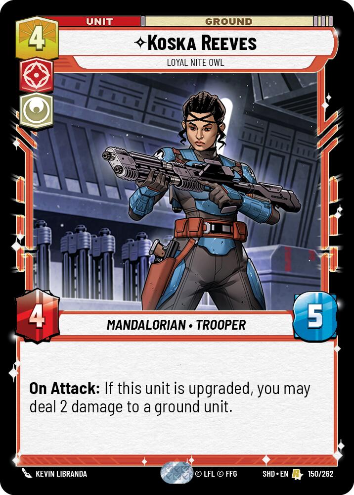 Koska Reeves - Loyal Nite Owl (150/262) (150/262) [Shadows of the Galaxy] | Eastridge Sports Cards & Games