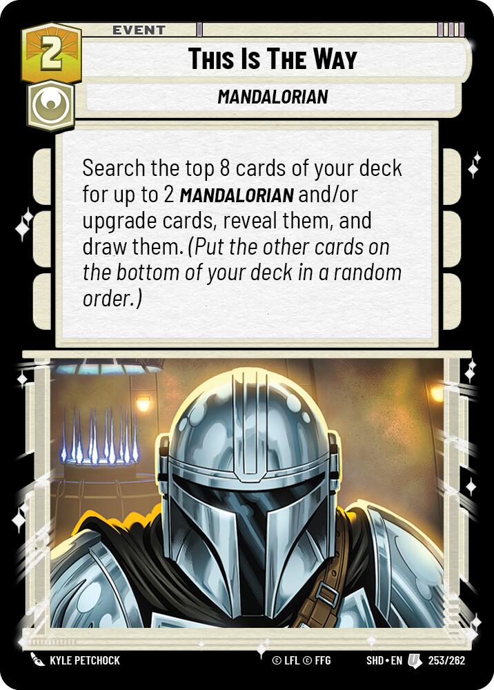 This Is The Way (253/262) (253/262) [Shadows of the Galaxy] | Eastridge Sports Cards & Games