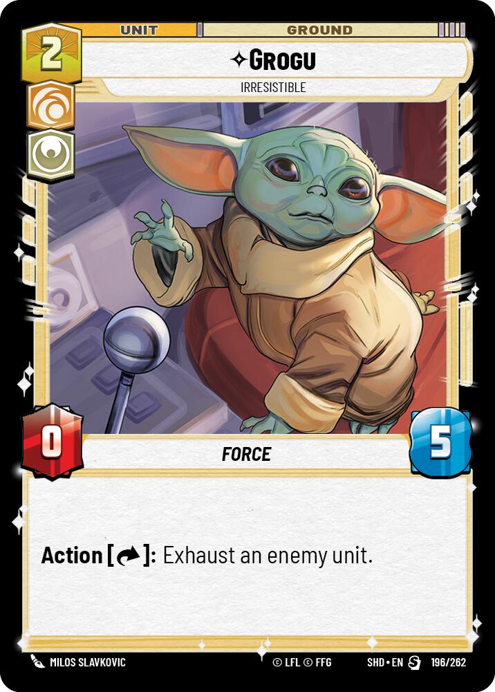 Grogu - Irresistible (196/262) (196/262) [Shadows of the Galaxy] | Eastridge Sports Cards & Games