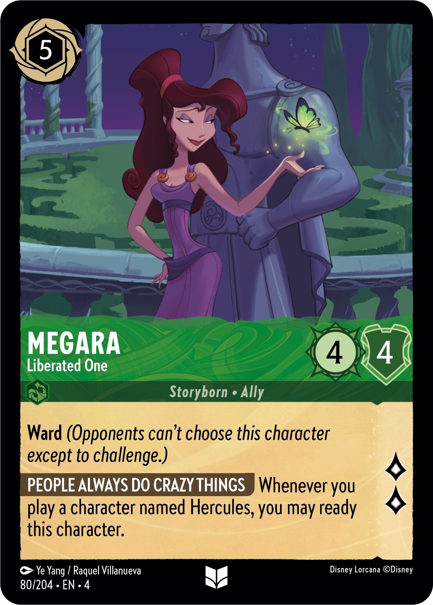 Megara - Liberated One (80/204) [Ursula's Return] | Eastridge Sports Cards & Games