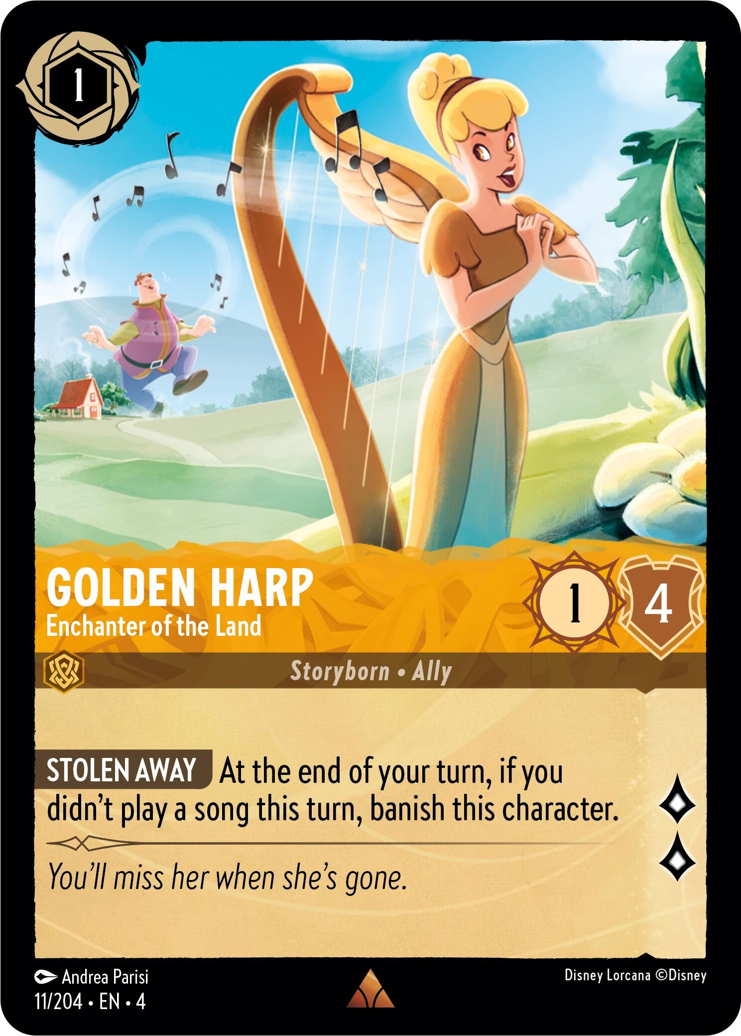 Golden Harp - Enchanter of the Land (11/204) [Ursula's Return] | Eastridge Sports Cards & Games