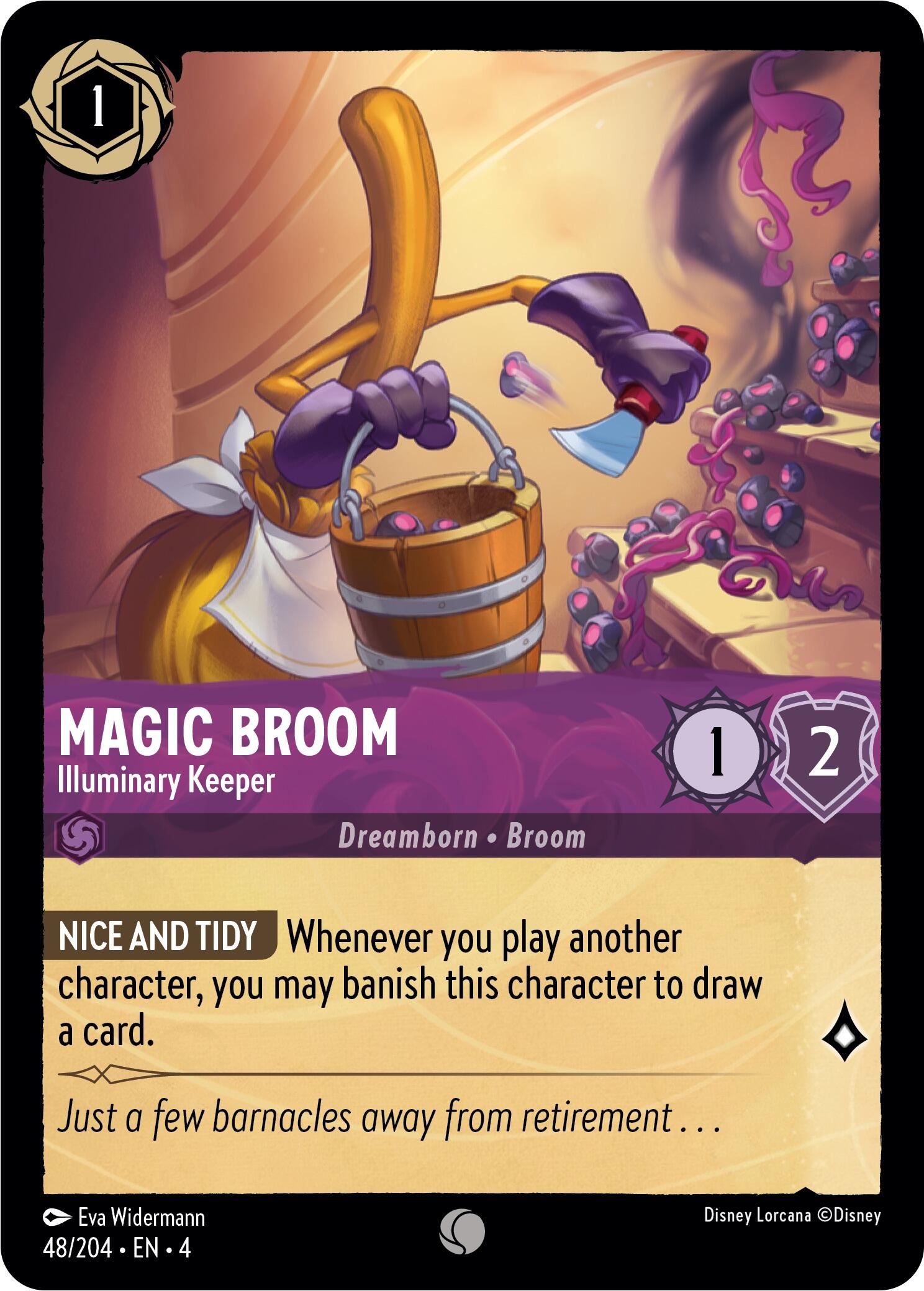 Magic Broom - Illuminary Keeper (48/204) [Ursula's Return] | Eastridge Sports Cards & Games