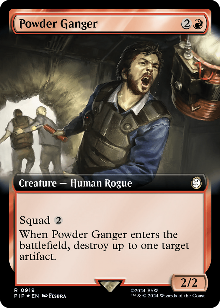 Powder Ganger (Extended Art) (Surge Foil) [Fallout] | Eastridge Sports Cards & Games