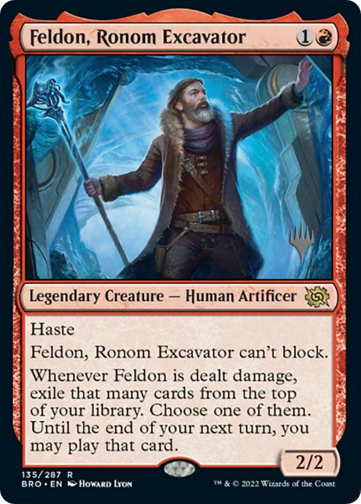 Feldon, Ronom Excavator (Promo Pack) [The Brothers' War Promos] | Eastridge Sports Cards & Games