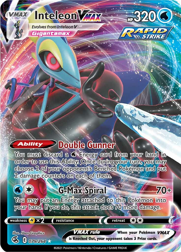 Inteleon VMAX (079/264) [Sword & Shield: Fusion Strike] | Eastridge Sports Cards & Games