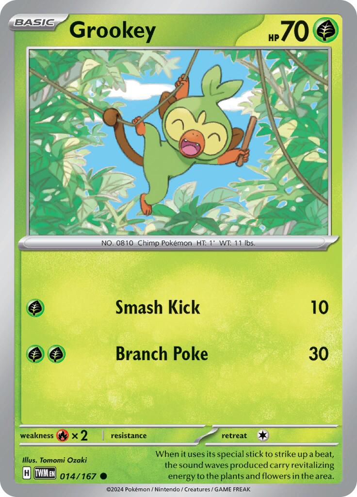 Grookey (014/167) [Scarlet & Violet: Twilight Masquerade] | Eastridge Sports Cards & Games