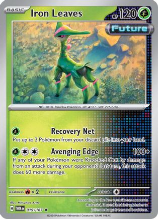 Iron Leaves (019/167) [Scarlet & Violet: Twilight Masquerade] | Eastridge Sports Cards & Games