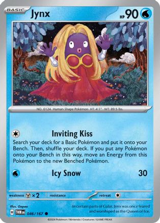 Jynx (046/167) [Scarlet & Violet: Twilight Masquerade] | Eastridge Sports Cards & Games