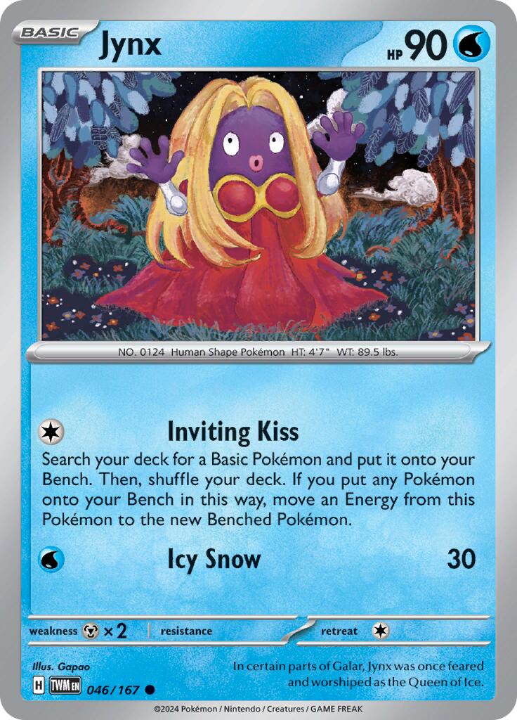 Jynx (046/167) [Scarlet & Violet: Twilight Masquerade] | Eastridge Sports Cards & Games