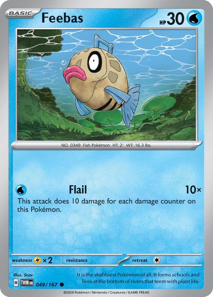 Feebas (049/167) [Scarlet & Violet: Twilight Masquerade] | Eastridge Sports Cards & Games