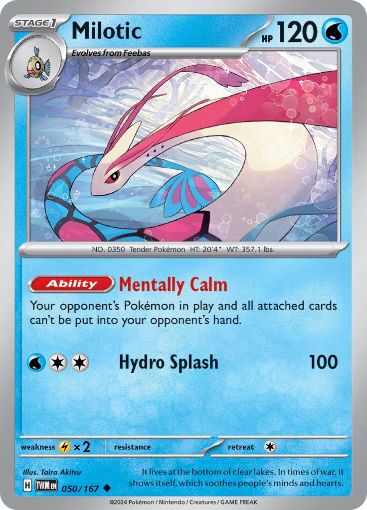 Milotic (050/167) [Scarlet & Violet: Twilight Masquerade] | Eastridge Sports Cards & Games