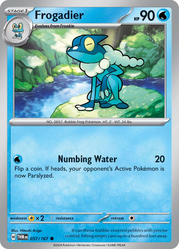 Frogadier (057/167) [Scarlet & Violet: Twilight Masquerade] | Eastridge Sports Cards & Games