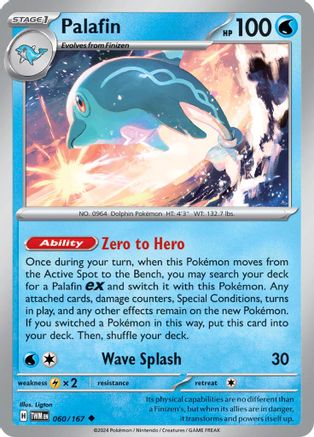 Palafin (060/167) [Scarlet & Violet: Twilight Masquerade] | Eastridge Sports Cards & Games