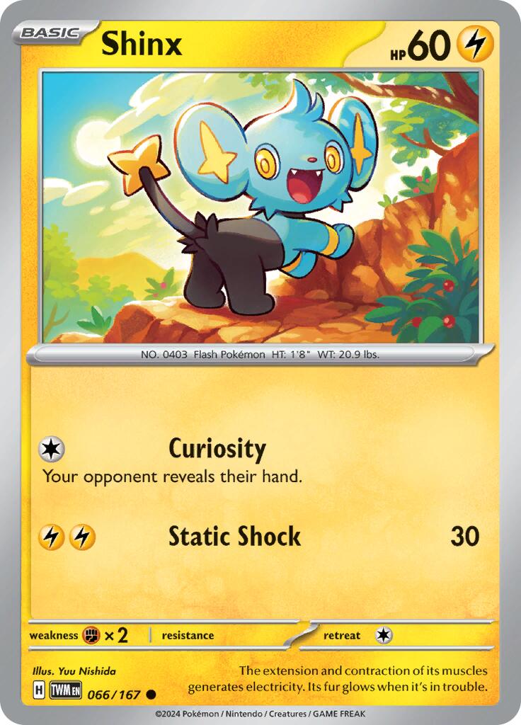 Shinx (066/167) [Scarlet & Violet: Twilight Masquerade] | Eastridge Sports Cards & Games