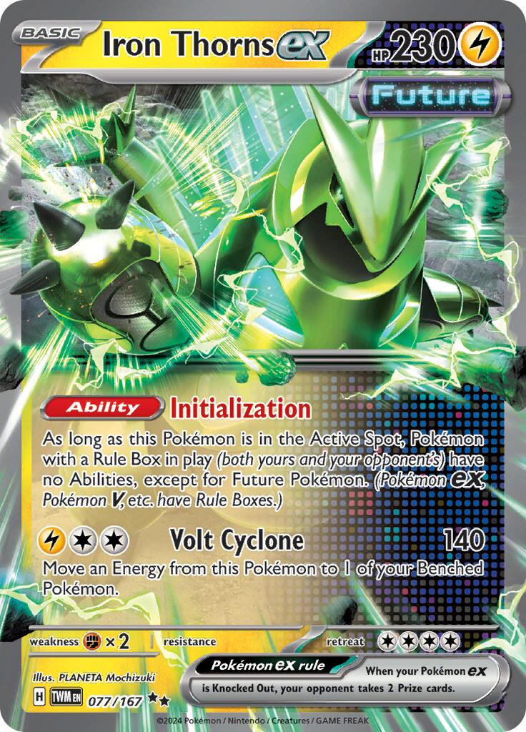 Iron Thorns ex (077/167) [Scarlet & Violet: Twilight Masquerade] | Eastridge Sports Cards & Games