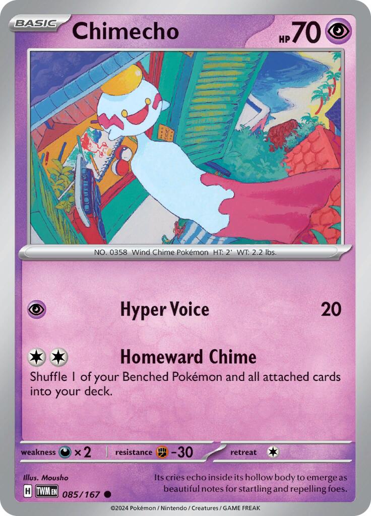 Chimecho (085/167) [Scarlet & Violet: Twilight Masquerade] | Eastridge Sports Cards & Games