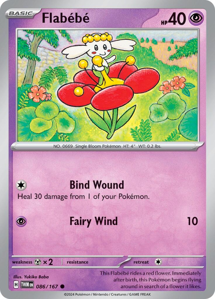 Flabebe (086/167) [Scarlet & Violet: Twilight Masquerade] | Eastridge Sports Cards & Games