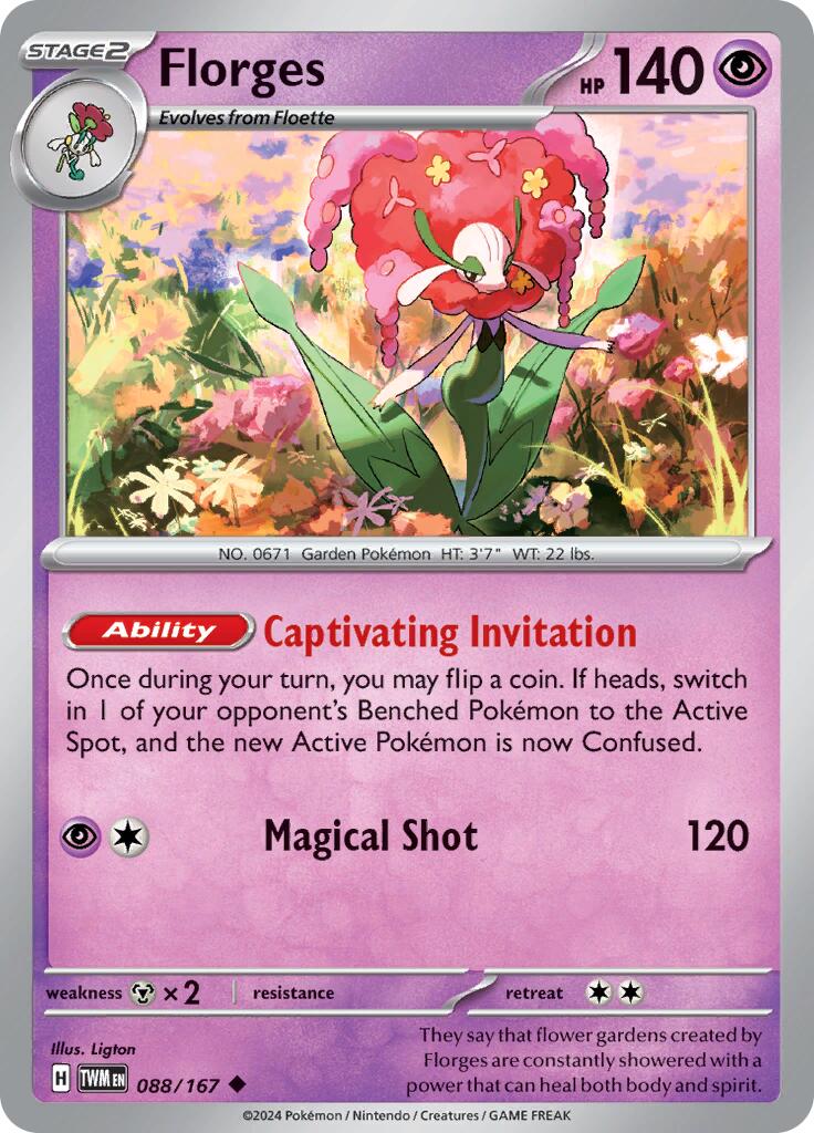 Florges (088/167) [Scarlet & Violet: Twilight Masquerade] | Eastridge Sports Cards & Games