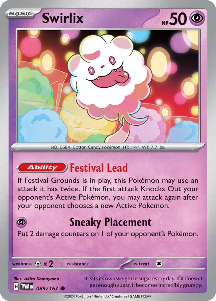 Swirlix (089/167) [Scarlet & Violet: Twilight Masquerade] | Eastridge Sports Cards & Games