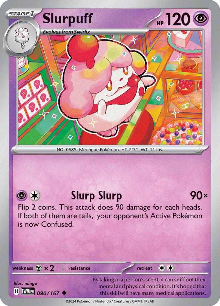 Slurpuff (090/167) [Scarlet & Violet: Twilight Masquerade] | Eastridge Sports Cards & Games