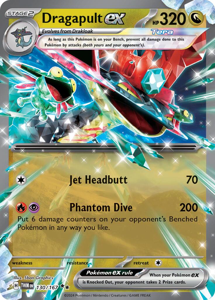 Dragapult ex (130/167) [Scarlet & Violet: Twilight Masquerade] | Eastridge Sports Cards & Games