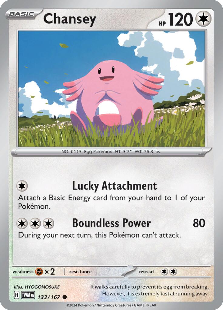 Chansey (133/167) [Scarlet & Violet: Twilight Masquerade] | Eastridge Sports Cards & Games