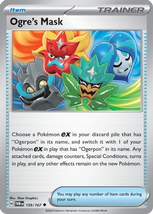 Ogre's Mask (159/167) [Scarlet & Violet: Twilight Masquerade] | Eastridge Sports Cards & Games
