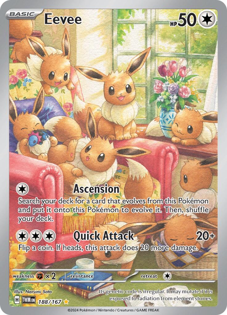 Eevee (188/167) [Scarlet & Violet: Twilight Masquerade] | Eastridge Sports Cards & Games