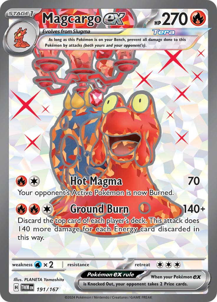 Magcargo ex (191/167) [Scarlet & Violet: Twilight Masquerade] | Eastridge Sports Cards & Games