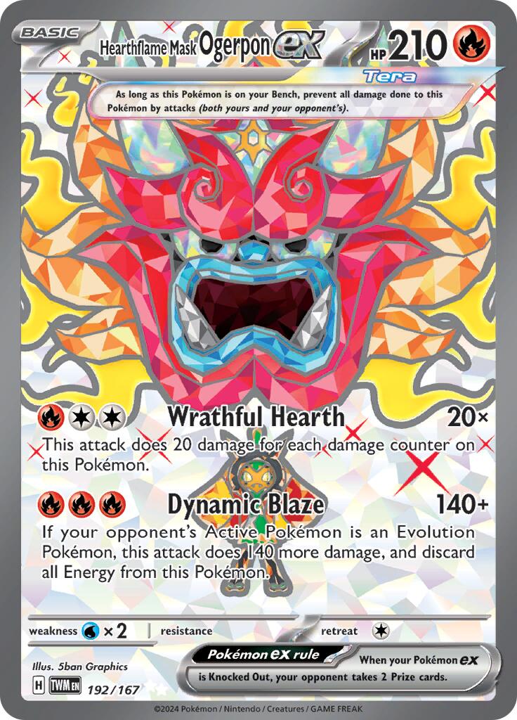 Hearthflame Mask Ogerpon ex (192/167) [Scarlet & Violet: Twilight Masquerade] | Eastridge Sports Cards & Games