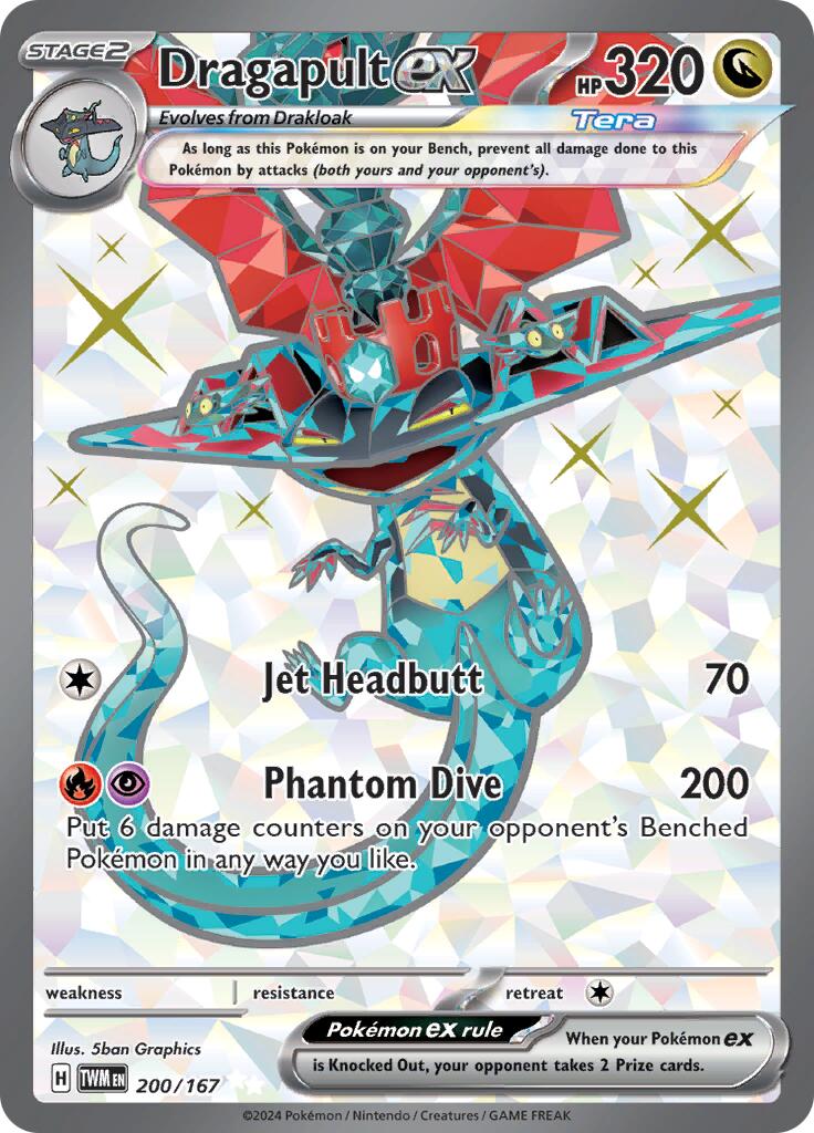 Dragapult ex (200/167) [Scarlet & Violet: Twilight Masquerade] | Eastridge Sports Cards & Games