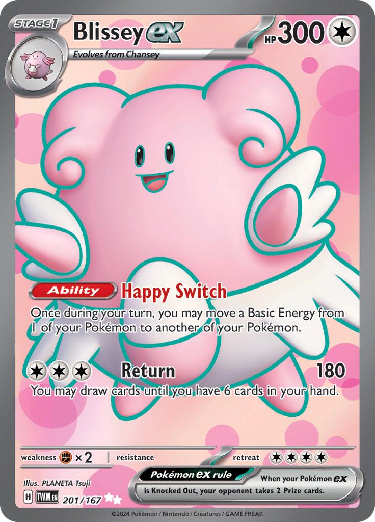 Blissey ex (201/167) [Scarlet & Violet: Twilight Masquerade] | Eastridge Sports Cards & Games